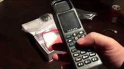 Retro Classic 80's style Brick Cell Phone Review