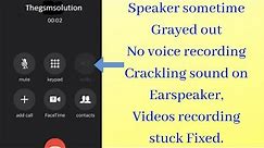 iPhone7,7Plus speaker not working during calls!Microphone,earspeaker not working fix.
