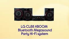 LG CL88 XBOOM Bluetooth Megasound Party Hi-Fi System - Black - Product Overview