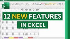 12 New features in Excel for 2021 // Updates in Microsoft Excel Web and Desktop