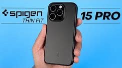 iPhone 15 Pro Case - Spigen Thin Fit