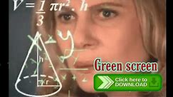Calculating & Confused green screen meme template | math calculation | Copyright free Download link