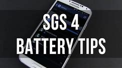 Samsung Galaxy S4: battery life tips and tricks