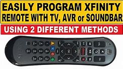 Easily Program Xfinity XR2 Universal Remote with TV