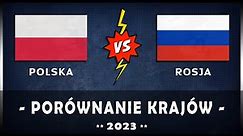 🇵🇱 POLSKA vs ROSJA 🇷🇺 - Porównanie gospodarcze w ROKU 2023 #Polska #Rosja