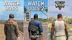 Watch Dogs 1 Vs Watch Dogs 2 Vs GTA 5