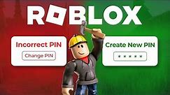 How To RESET Your Roblox Pin If You Forgot It