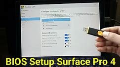 Surface Pro 4 Setup Windows 10 | BIOS Setting on Surface Pro 4