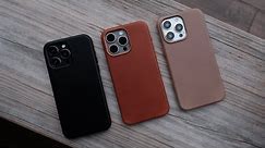 Bare Skin Case: Full-Grain Leather Case for iPhone 15 Pro & 15 Pro Max