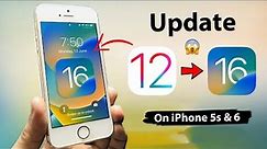 Update iOS 12 to iOS 16🔥🔥 || Install iOS 16 on iPhone 6 & 5s & 6s