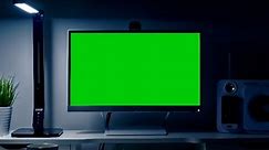 Free green screen television monitor