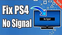 FIX PS4 NO VIDEO SIGNAL & EASY BLACK SCREEN HDMI RESOLUTION RESET (BEST METHOD)