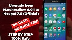 How to Update Samsung Galaxy S6 Edge to Nougat 7.0 (Official)