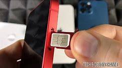 How to Insert Sim Card in iPhone 12 mini 64gb