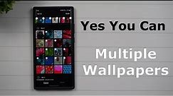 Customized Multiple Wallpapers - Yes You Can