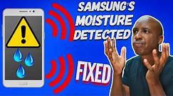 How to Remove Samsungs Moisture Detected Warning