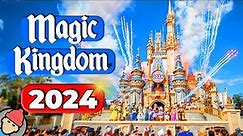 Disney’s Magic Kingdom RIDES and ATTRACTIONS 2024 | Walt Disney World