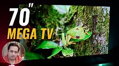 Hisense 70 inch Mega TV 4K Smart TV for a true home theater experience