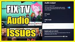 How to Fix No Sound on your Sony TV Google TV (Easy Method)