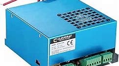 Cloudray 40W Laser Power Supply for CO2 Laser Engravers, Laser Engraver Power Supply 110V/220V Power Supply Replacement for 30W 40W Laser Tube Laser Engraving Machines(Model B)