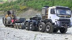 RC VOLVO FMX 8X8 EXTREMLY HARD WORK! NEW RC VEHICLES 2020! BEST CONSTRUCTION RC VEHICLES
