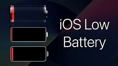 iOS Low Battery Screens (1.0 - 15)