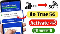 Jio 5G Kaise Activate Kare | How to activate Jio 5g 2024 | unlimited jio 5g use 2024 | Jio True 5G