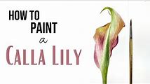 Learn How to Paint Calla Lilies in Different Mediums