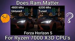 Does Ram Speed Matter For 7000 X3D CPU's?
