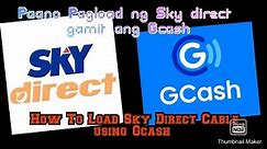 How to load Sky direct using Gcash