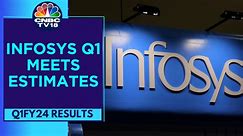 Earnings Central: Infosys Q1 Net Profit At ₹5,945 Cr, Sharp Cut In FY24 Revenue Guidance | CNBC TV18