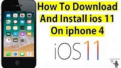 iphone 4 ios 11 Beta 2022 - How To Get ios 11 On iphone 4 2022 - Solving Techniques