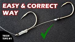TWIN HOOK SNELL RIG | easy and right way | live and dead baits