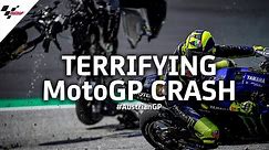 Terrifying MotoGP™ crash from every angle | #AustrianGP 2020