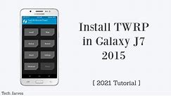 how to install twrp on samsung j7 2015