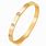 18K Gold Bangle Bracelets for Women