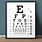 20 20 Vision Eye Chart