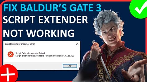 4 Ways to Fix the Baldur's Gate 3 Script Extender Not Working on a Windows PC