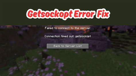 5 Ways to Fix the Minecraft GETSOCKOPT Error on Windows PCs