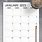 5 X 8 Printable Calendars Month a Page