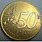 50 Cent Euro Gold Coin