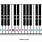 61 Piano Keys Labeled