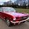66 Ford Mustang Red