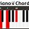 A# Piano Chord