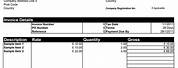 Accounting Invoice Template Excel