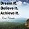 Achieving Dreams Quotes
