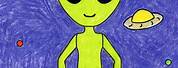 Alien Drawing for Kids