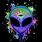 Alien Trippy Galaxy Wallpaper