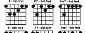 All F Guitar Chord Variations