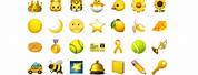 All Yellow iPhone Emojis